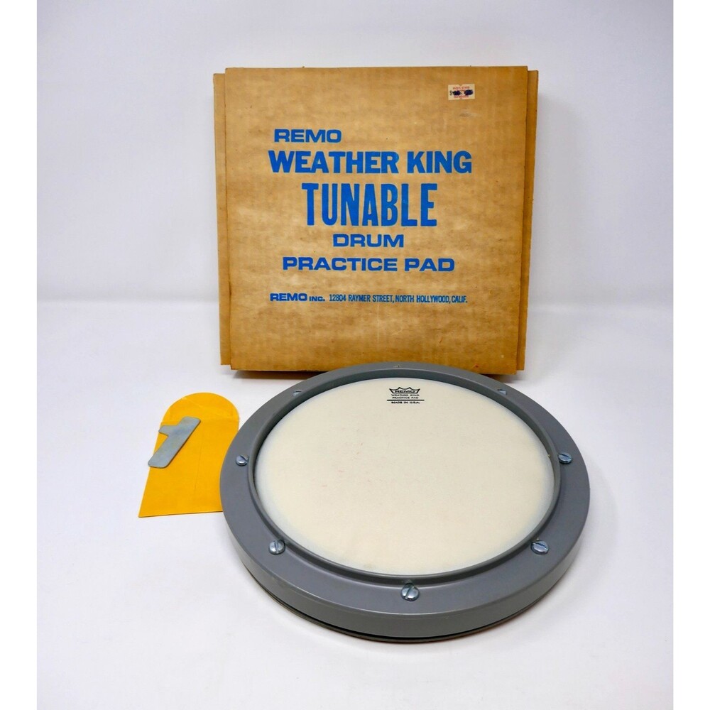 Remo Weather King Tunable Drum Practice Pad with Key & Original Box Model RT8